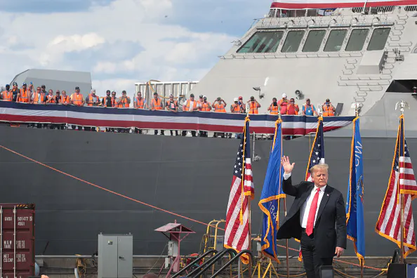 Trump Announces Construction Push To Beef Up America’s Military Muscle
