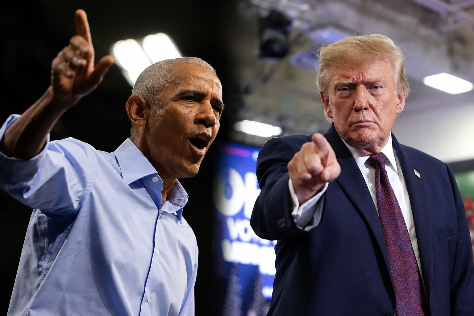 WATCH: From Cheesecake Factory To ‘Arts And Crafts’: Trump, Obama Go At It