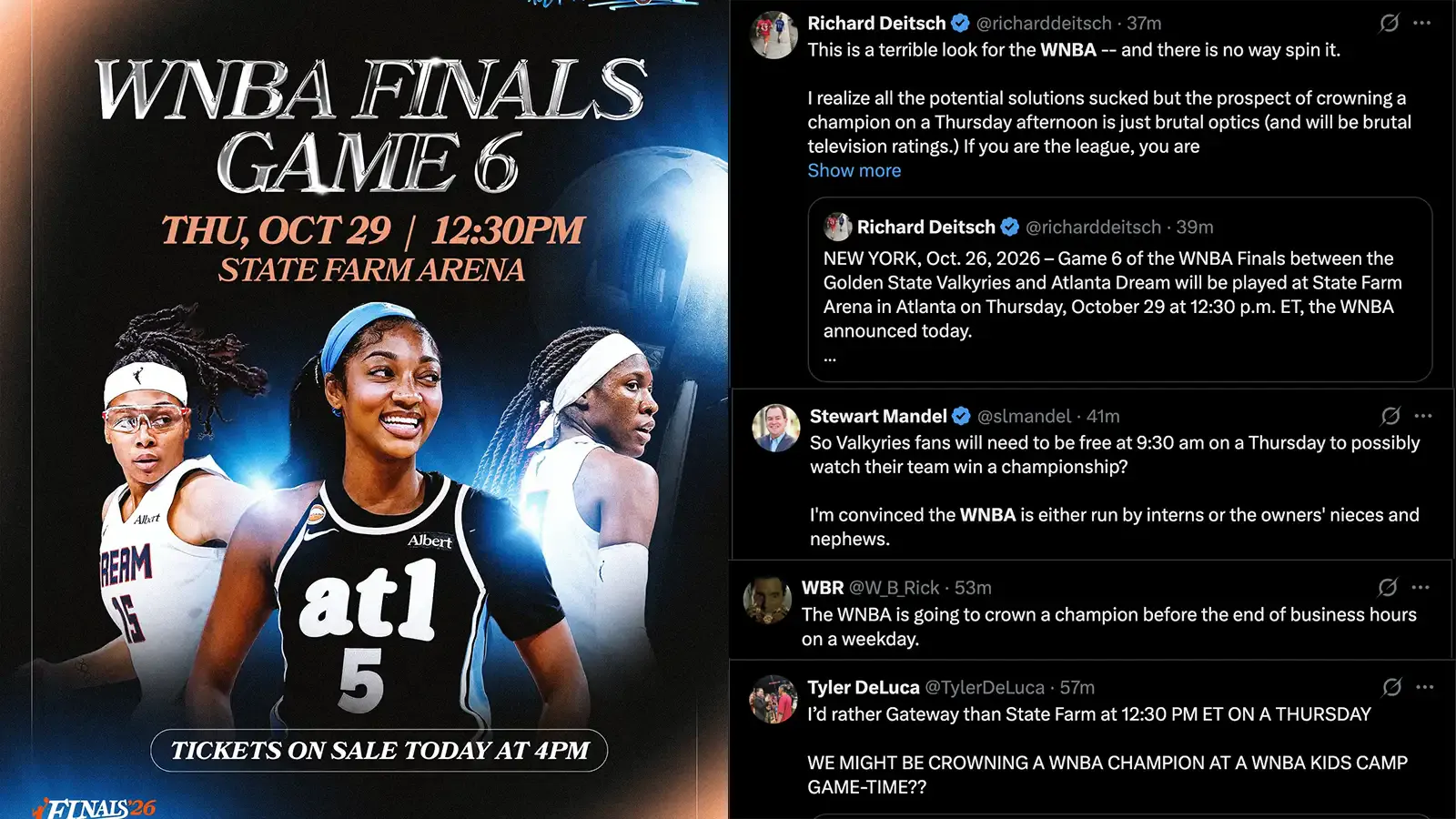 WNBA Might Crown Its Champ Before Noon PT Thursday And The Clownshow Continues